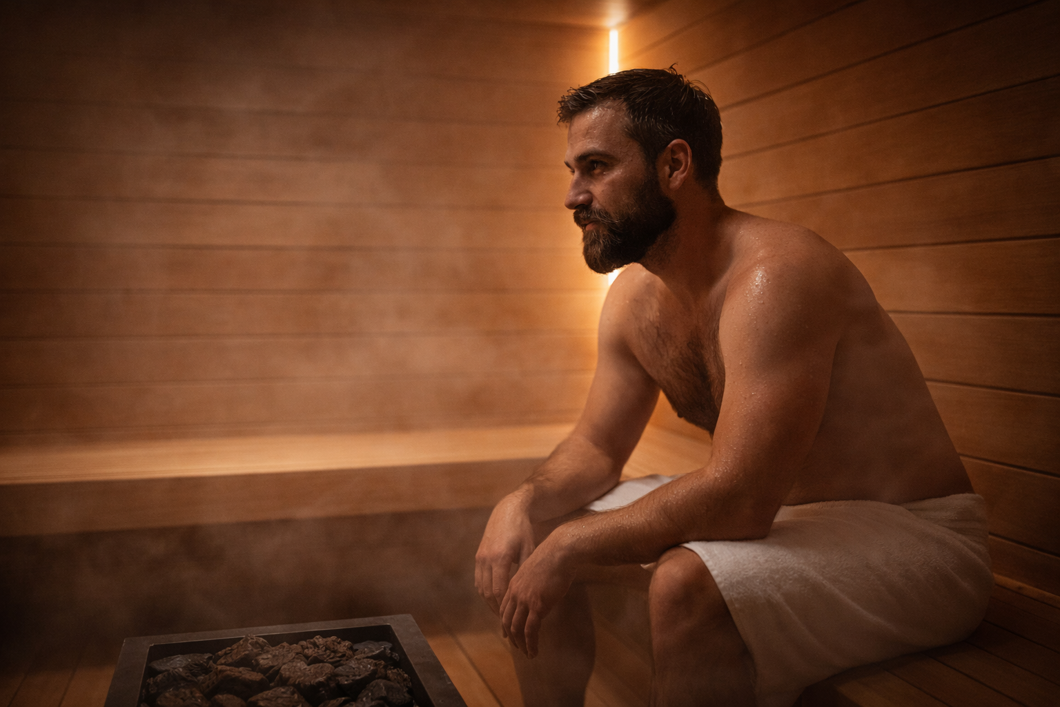 Ambiance de sauna ou de spa